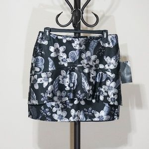 Zara floral printed ruffle skirt - New with tags!